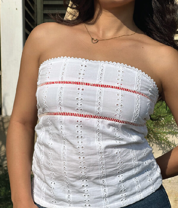 Eira Eyelet top